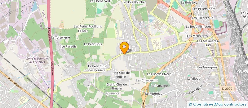 localisation de l'entreprise PET'S CONSEILS à SARAN