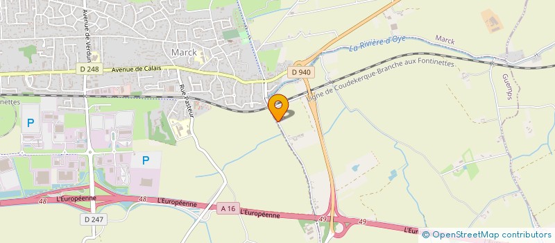 localisation de l'entreprise PET S DES SABLES DU NORD  GUEMPS