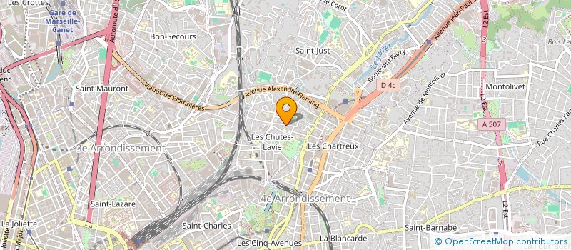 localisation de l'entreprise PETALES DE ROSES à MARSEILLE