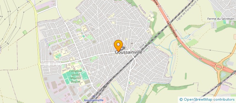 localisation de l'entreprise PETALES ROSES  GOUSSAINVILLE