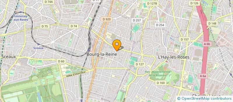 localisation de l'entreprise PETALIDI à BOURG-LA-REINE