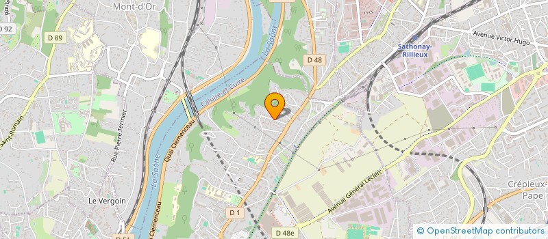 localisation de l'entreprise PETALIS  CALUIRE-ET-CUIRE