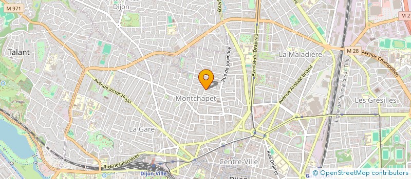 localisation de l'entreprise PETAMENT INVEST à DIJON