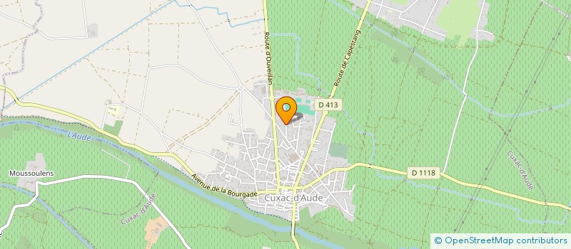 localisation de l'entreprise PETANC CLUB CUXANAIS  CUXAC-D'AUDE