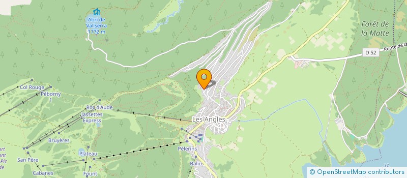 localisation de l'entreprise PETANGLES  LES ANGLES