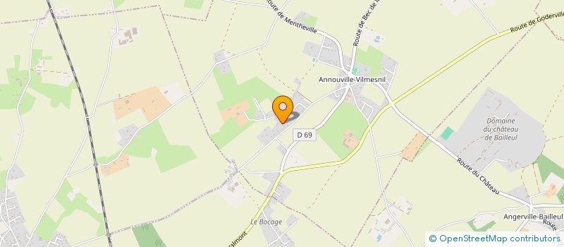 localisation de l'entreprise PETANQ' ANNOUV CLUB  ANNOUVILLE-VILMESNIL