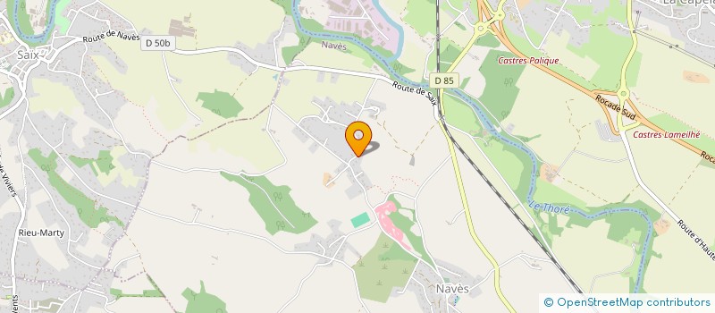 localisation de l'entreprise PETANQ'CLUB DE NAVES  NAVES