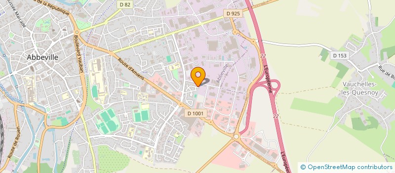 localisation de l'entreprise PETANQUE ABBEVILLOISE  LONGPRE-LES-CORPS-SAINTS