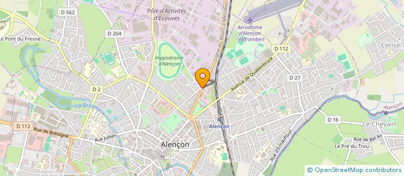 localisation de l'entreprise PETANQUE ALENCONNAISE à ALENCON