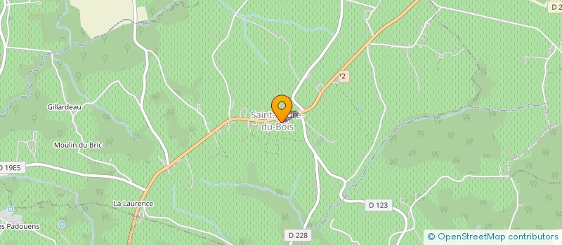 localisation de l'entreprise PETANQUE ANDRESIENNE  SAINT-ANDRE-DU-BOIS