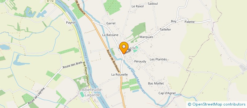 localisation de l'entreprise PETANQUE ARDUSIENNE  LAMOTHE-CAPDEVILLE