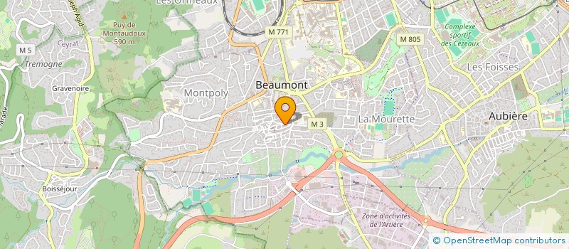 localisation de l'entreprise PETANQUE BEAUMONTOISE à BEAUMONT