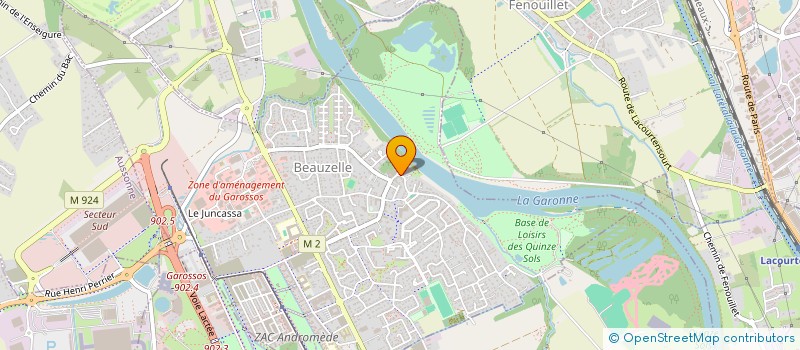 localisation de l'entreprise PETANQUE BEAUZELLE  BEAUZELLE