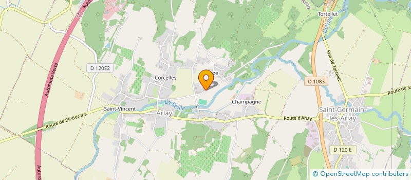 localisation de l'entreprise PETANQUE BLETTERANOISE  BLETTERANS