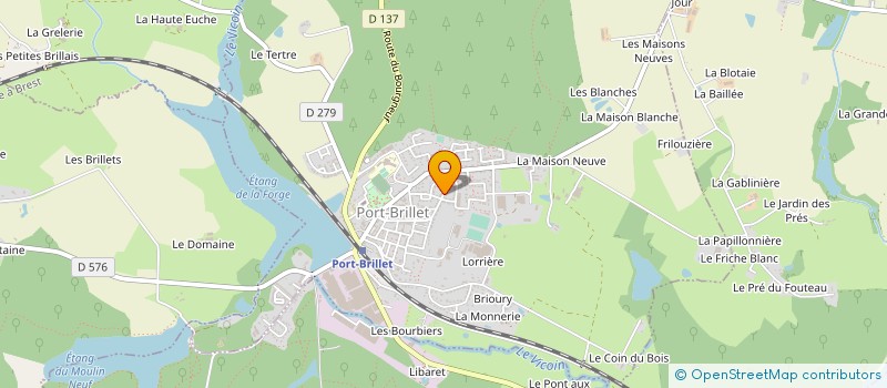 localisation de l'entreprise PETANQUE BOURGNEUVIENNE à LE BOURGNEUF-LA-FORET