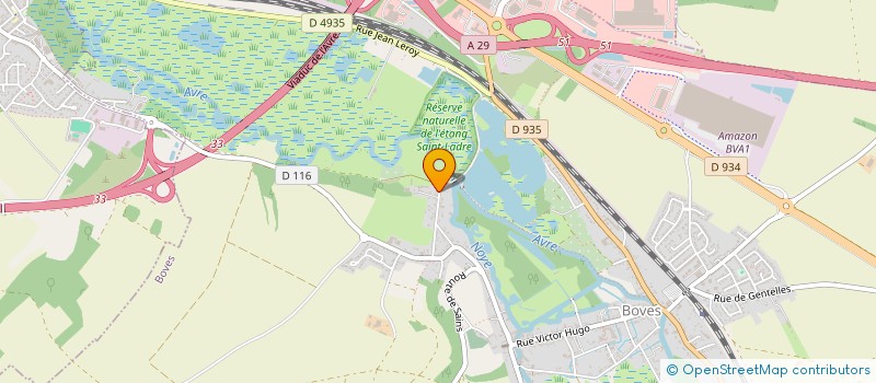 localisation de l'entreprise PETANQUE BOVES à BOVES