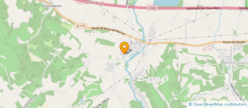 localisation de l'entreprise PETANQUE BRUCHOISE  BRUCH