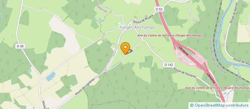 localisation de l'entreprise PETANQUE BRUEROISE  FARGES-ALLICHAMPS