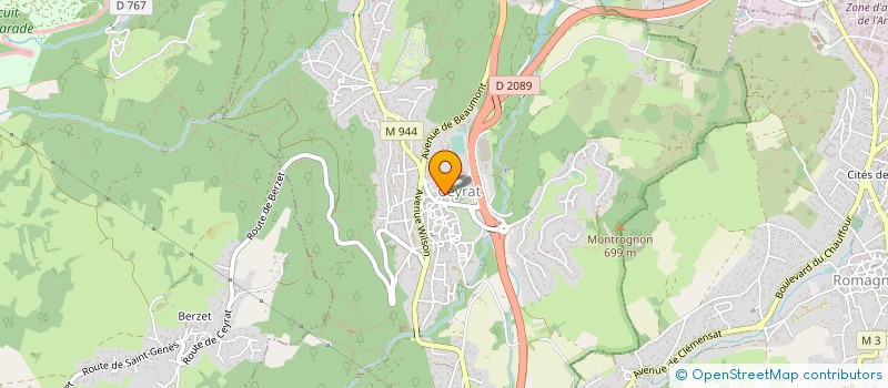 localisation de l'entreprise PETANQUE CEYRATOISE  CEYRAT