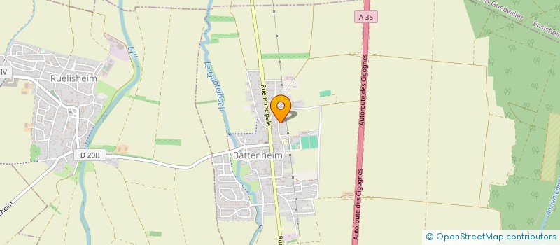 localisation de l'entreprise PETANQUE CLUB DE BATTENHEIM  BATTENHEIM