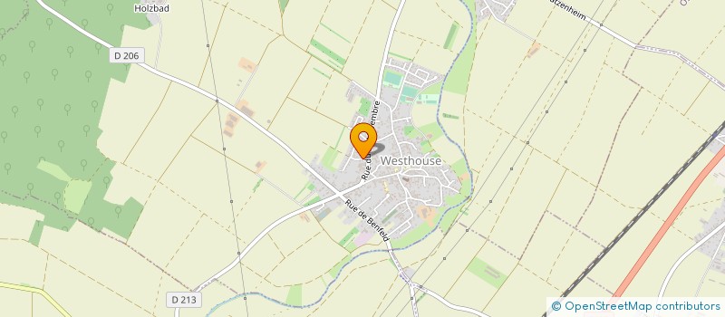 localisation de l'entreprise PETANQUE CLUB DE LA SCHEER WESTHOUSE  WESTHOUSE