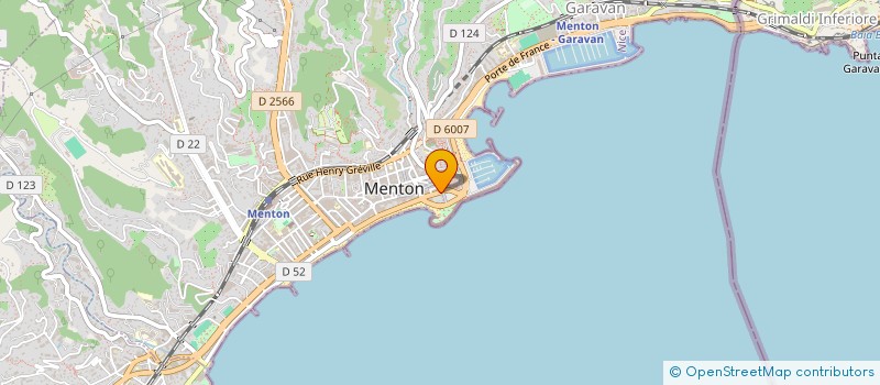 localisation de l'entreprise PETANQUE CLUB DU MARCHE à MENTON