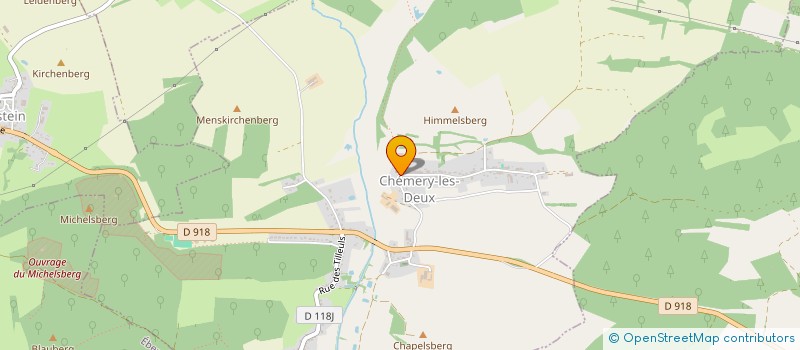 localisation de l'entreprise PETANQUE CLUB EBERSVILLER FERANGE  EBERSVILLER