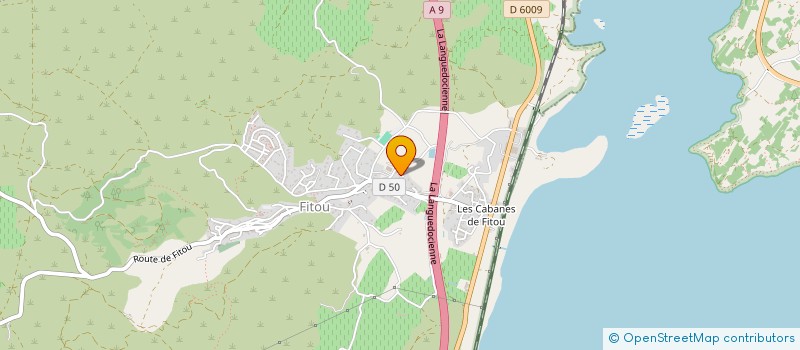 localisation de l'entreprise PETANQUE CLUB FITOUNAIS  FITOU