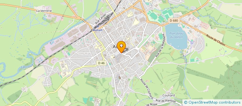 localisation de l'entreprise PETANQUE CLUB LA CELLE EN MORVAN  LA CELLE-EN-MORVAN