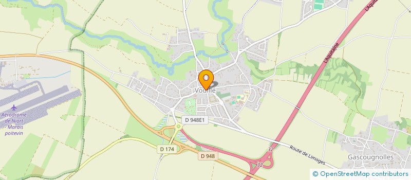 localisation de l'entreprise PETANQUE CLUB VOUILLETAIS  VOUILLE