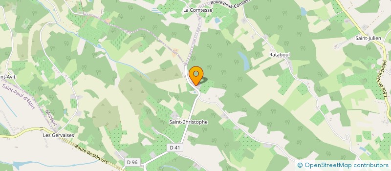 localisation de l'entreprise PETANQUE DE MONTESQUIEU  MONTESQUIEU