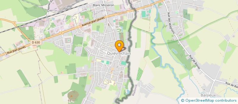 localisation de l'entreprise PETANQUE DE QUIEVRECHAIN à QUIEVRECHAIN