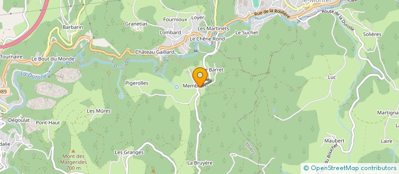 localisation de l'entreprise PETANQUE DES FAUBOURGS à THIERS