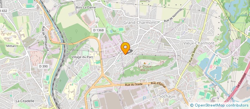 localisation de l'entreprise PETANQUE DU CARREAU GIBOULON à MONTBELIARD