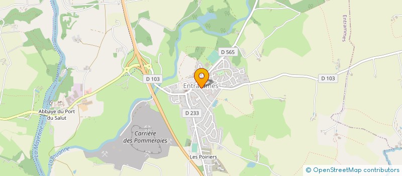 localisation de l'entreprise PETANQUE ENTRAMMAISE à ENTRAMMES