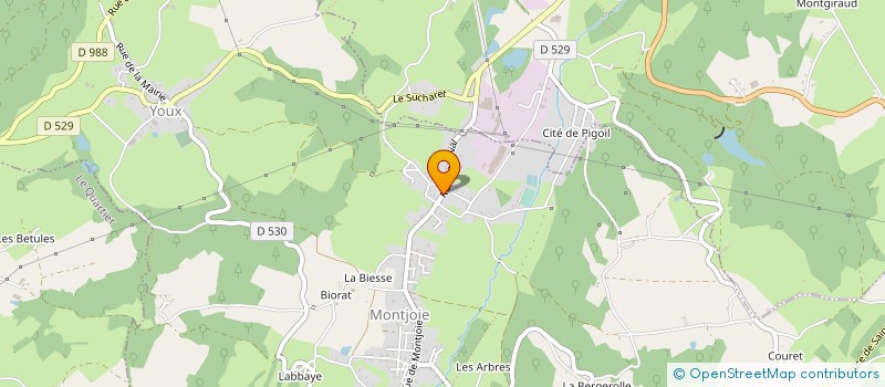 localisation de l'entreprise PETANQUE LAVALLOISE  YOUX