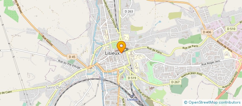 localisation de l'entreprise PETANQUE LEXOVIENNE  LISIEUX