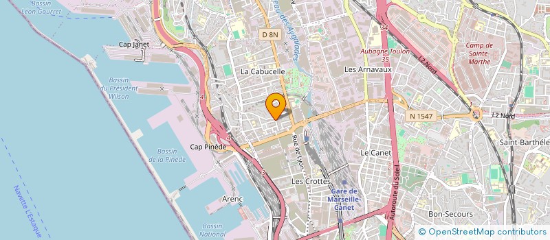 localisation de l'entreprise PETANQUE LONGUE à MARSEILLE