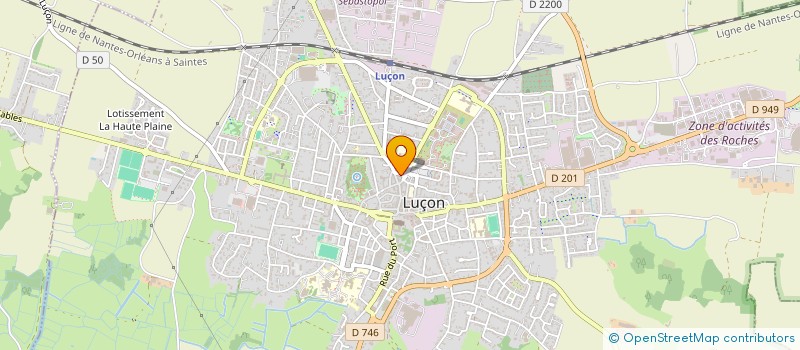 localisation de l'entreprise PETANQUE LUCONNAISE  LUCON