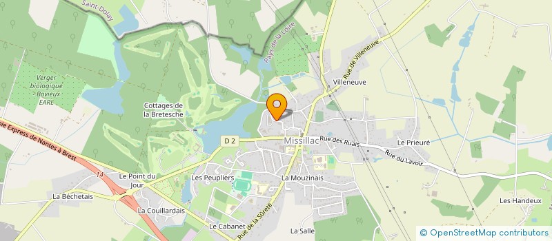 localisation de l'entreprise PETANQUE LYPHARDAISE  SAINT-LYPHARD