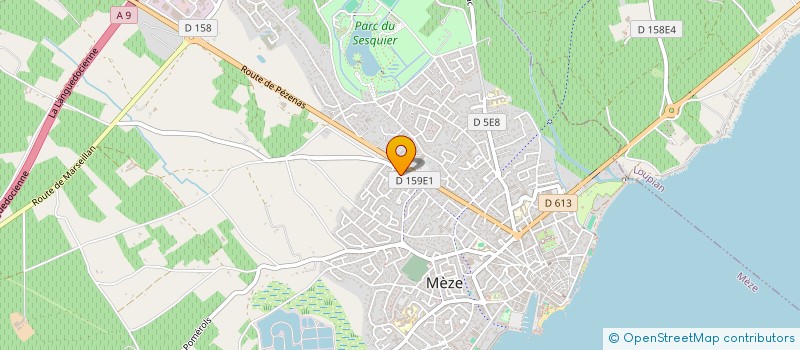 localisation de l'entreprise PETANQUE MEZOISE à MEZE