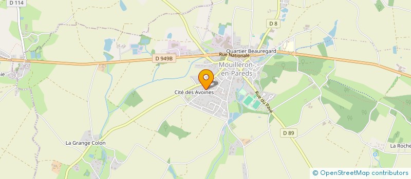 localisation de l'entreprise PETANQUE MOUILLERONNAISE  MOUILLERON-SAINT-GERMAIN