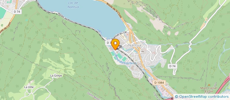 localisation de l'entreprise PETANQUE NANTUATIENNE  NANTUA