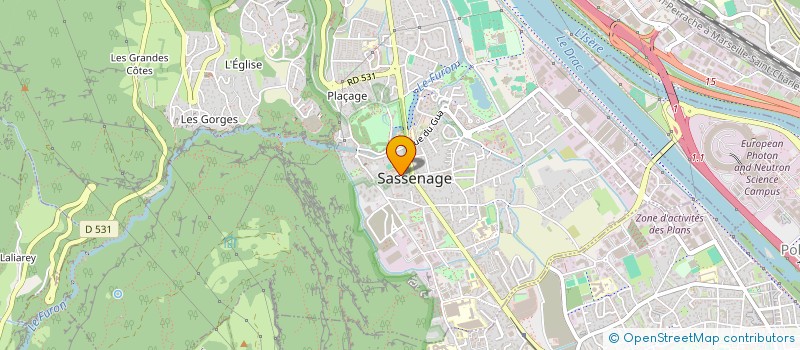 localisation de l'entreprise PETANQUE NATIONAL CUP ORGANISATION  SASSENAGE