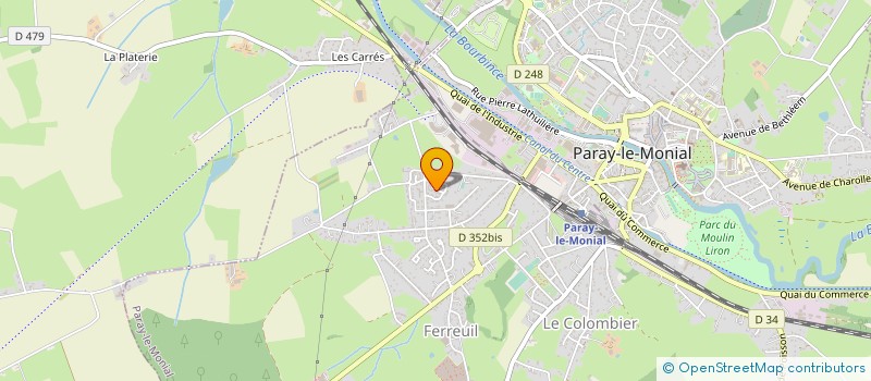 localisation de l'entreprise PETANQUE PARODIENNE à PARAY-LE-MONIAL