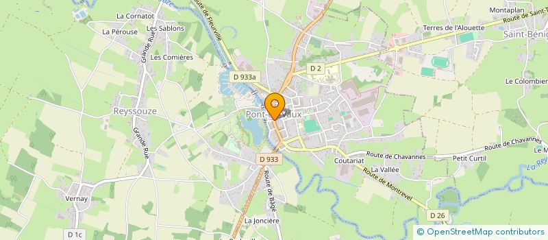 localisation de l'entreprise PETANQUE PONTEVALLOISE  PONT-DE-VAUX