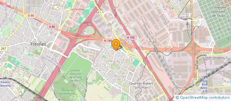 localisation de l'entreprise PETANQUE RUNGISSOISE  RUNGIS