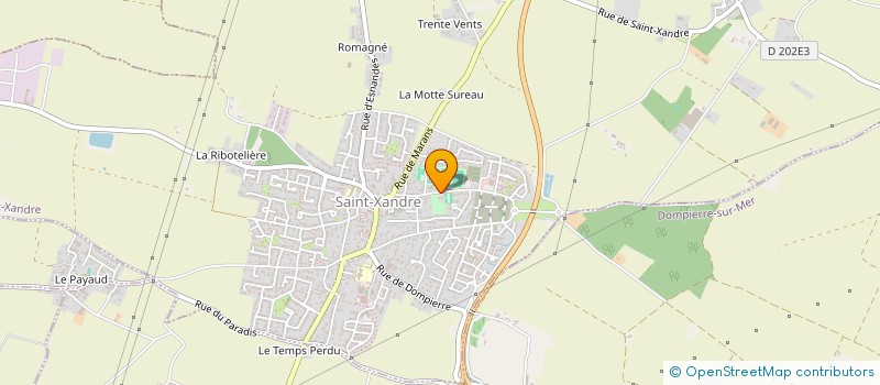 localisation de l'entreprise PETANQUE SAINT XANDRAISE  SAINT-XANDRE