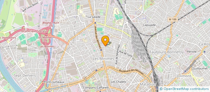 localisation de l'entreprise PETANQUE-SPORT-TOULOUSE à TOULOUSE