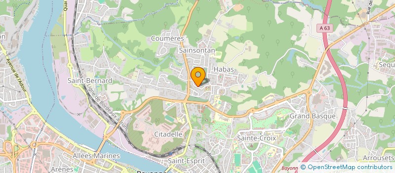 localisation de l'entreprise PETANQUE SPORTIVE DE BAYONNE à BAYONNE